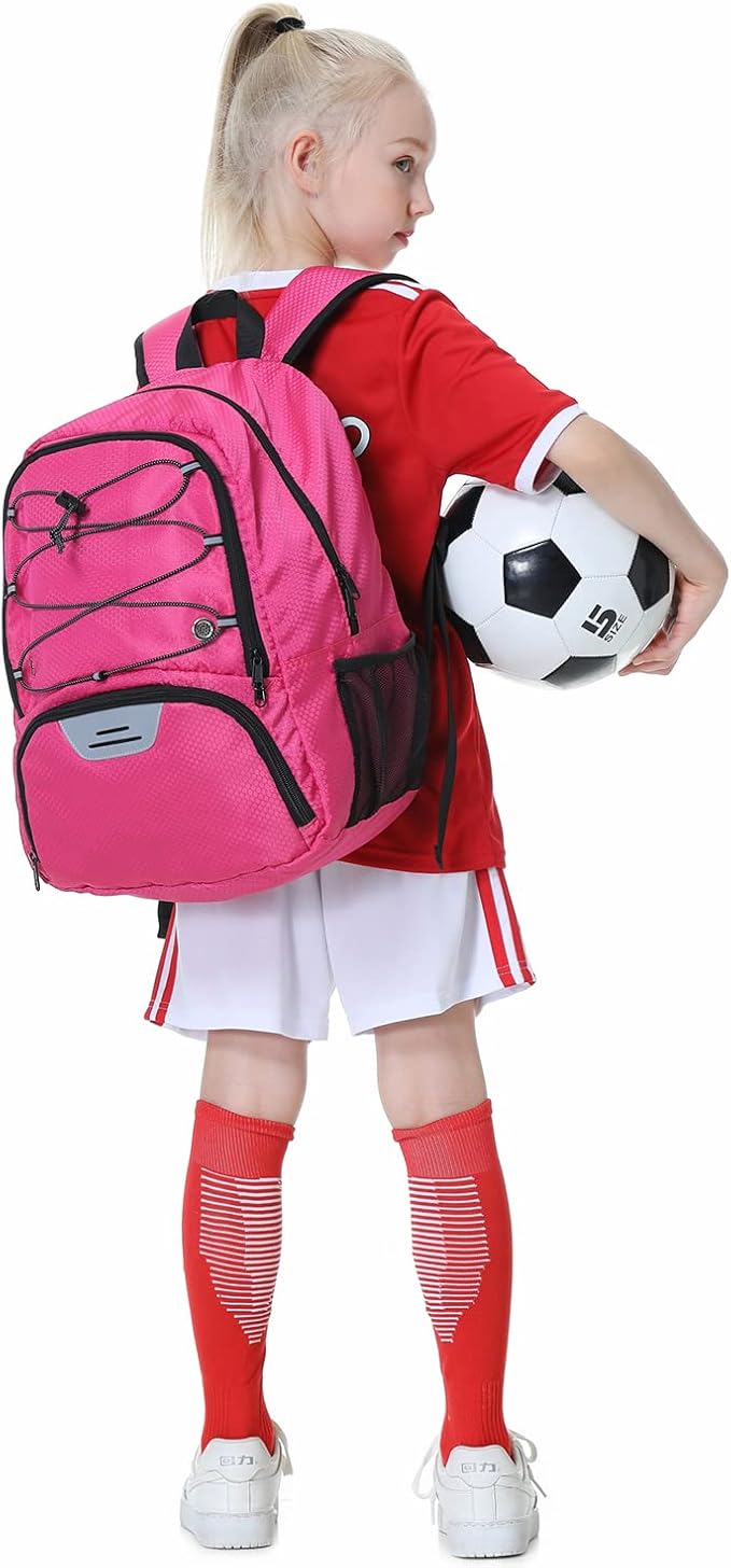 Youth Soccer Bag-Soccer Backpack&Backpack for Football Basketball,with Ball Compartment Separate Cleat Package