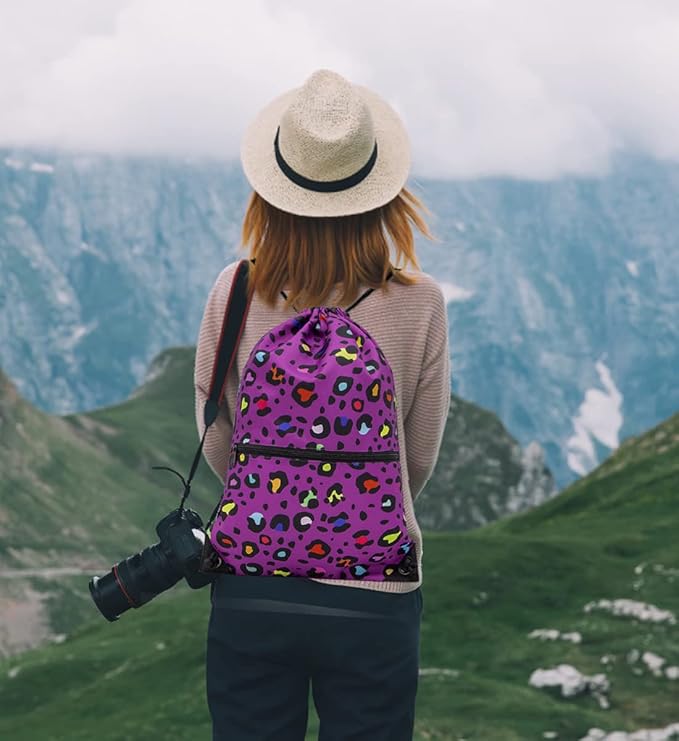 HOLYLUCK Drawstring Backpack Bag Sport Gym Sackpack