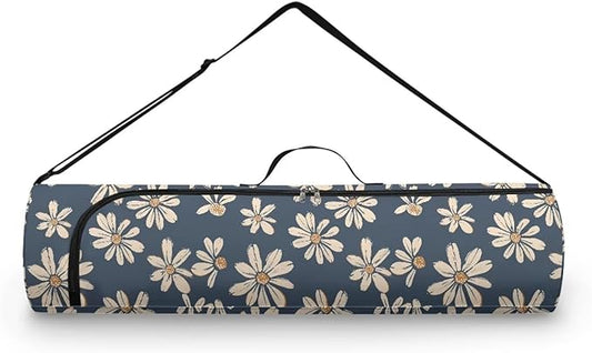 ZCFYGDX Yoga Mat Bag with Adjustable Shoulder Strap and Handle Zipper, 30in Wide x 6.3in Diameter for Yoga Mat Storage