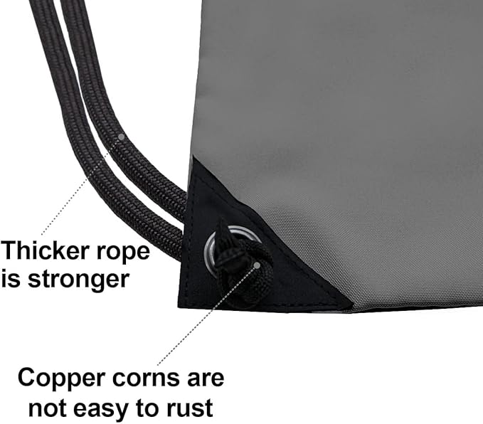 HOLYLUCK Drawstring Backpack Bag Sport Gym Sackpack