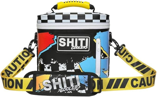 SHITI Coolers Cooler for Camping, Travel, Beach, Soft Lunch Box for Food, Drinks & Ice, Portable, Waterproof 24 Hr Insulated Bag with Shoulder Straps, Customizable