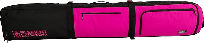 Element Equipment Wheeled Padded Ski Bag Ultimate Double - Premium High End Double Roller Travel Bag