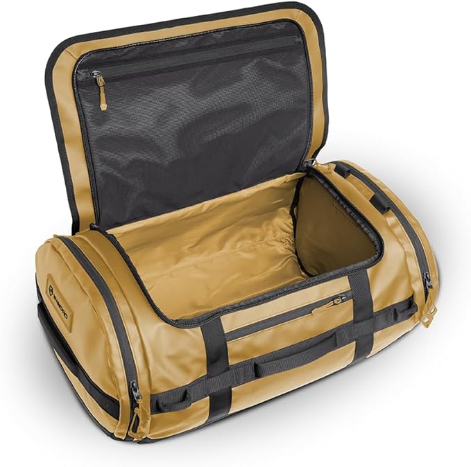 WANDRD Carryall 40L Dallol Yellow - Perfect Travel Essentials Duffel Bag: Versatile for Traveling, Ideal Vacation & Everyday Use