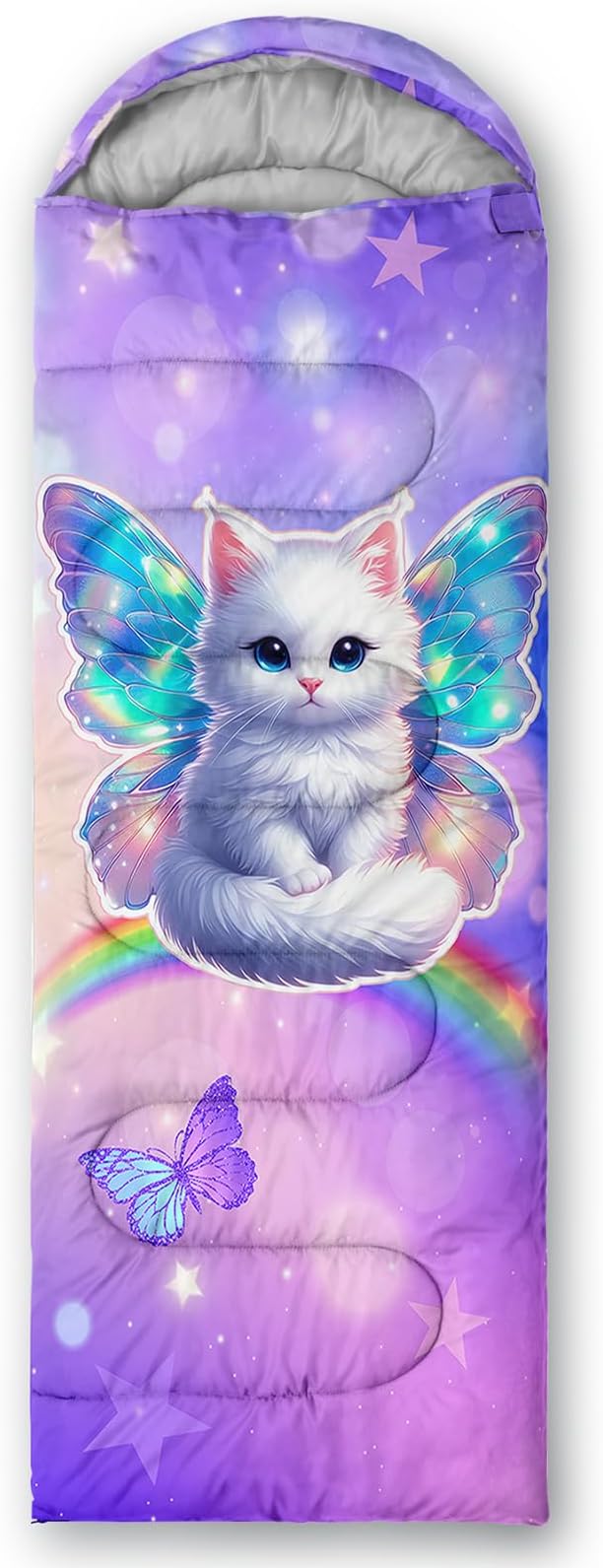 QOOMO Camping Sleeping Bags,3 Season Warm & Cool Weather,Lightweight,Waterproof Sleeping Bags for Adults & Kids,Traveling,and Outdoors,Camping Gear Equipment