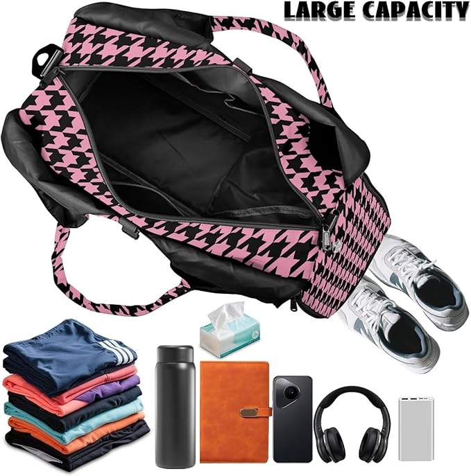 ZCFYGDX Yoga Gym Bag with Removable Adjustable Shoulder Strap, Shoe Compartment & Top Yoga Mat Holder 17.72x8.66x9.84in