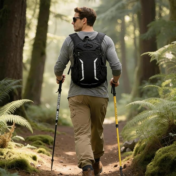 12L Hydration Backpack for Men Women,Lightweight Hydration Pack with 2L Water Bladder, Water Backpack for Cycling,Hiking,Rave,Biking and Running Outdoor Activities