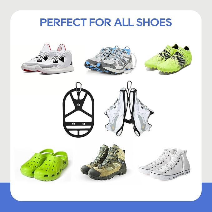 Footwear Clip Sports and Outdoor Climbing Trip,Footwear Clip Sports Accessory,Hang Extra Shoes Cleats Boots or Gear on Your Bag