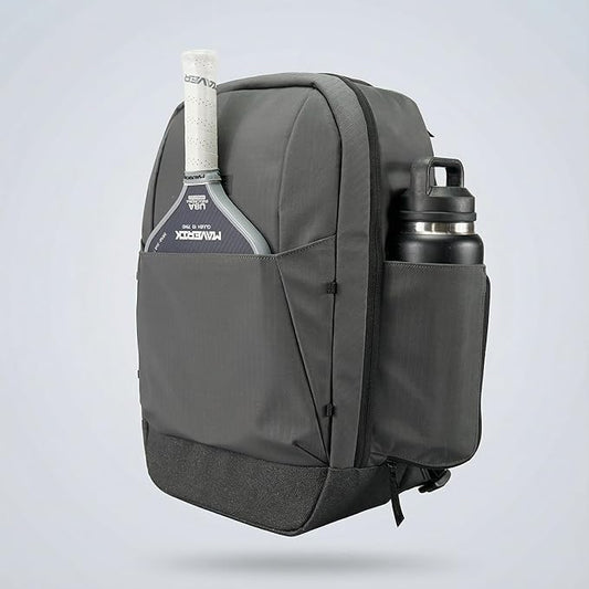 Court Ranger Pickleball Bag – Premium Upright Bag for Paddles, Pickleballs, Metal Fence Hooks, Room For Shoes, Ripstop Waterproof Fabric, 25L Capacity