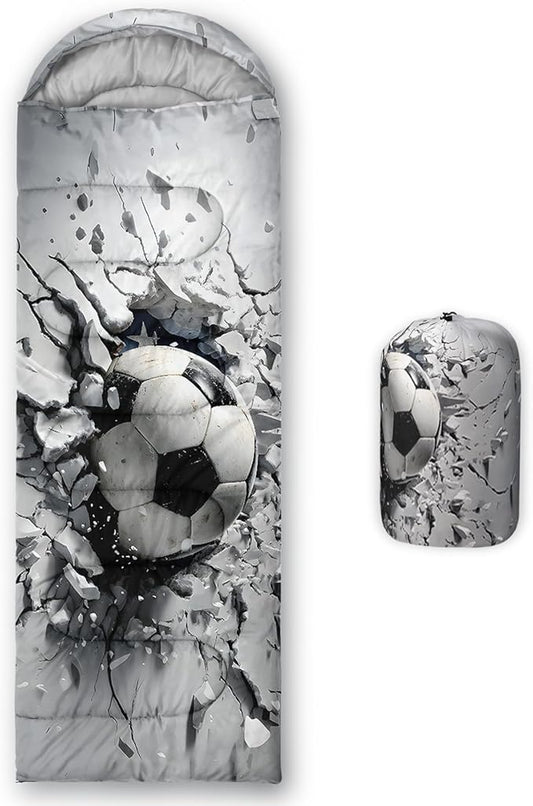 QOOMO Camping Sleeping Bags,3 Season Warm & Cool Weather,Lightweight,Waterproof Sleeping Bags for Adults & Kids,Traveling,and Outdoors,Camping Gear Equipment