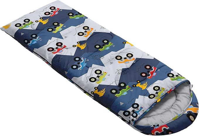 QOOMO Camping Sleeping Bags,3 Season Warm & Cool Weather,Lightweight,Waterproof Sleeping Bags for Adults & Kids,Traveling,and Outdoors,Camping Gear Equipment