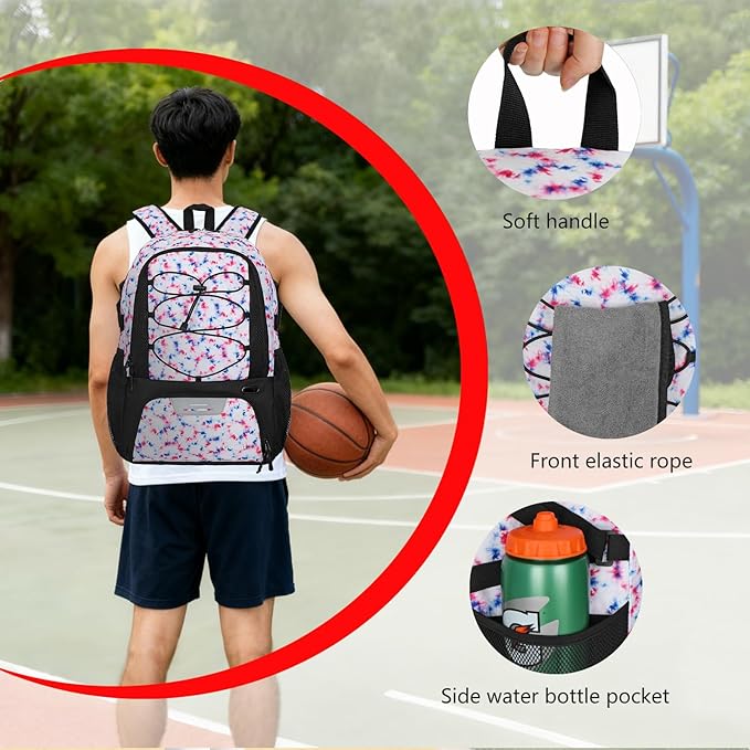 Goloni Basketball Backpack,Large Sports Bag with Ball Compartment & Shoe Compartment,Basketball Bag Fit Volleyball, soccer,Gym