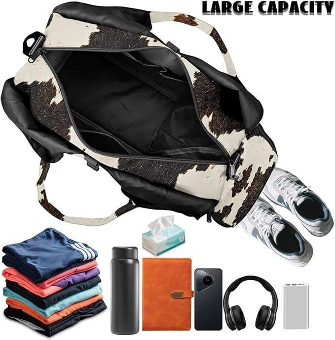 ZCFYGDX Yoga Gym Bag with Removable Adjustable Shoulder Strap, Shoe Compartment & Top Yoga Mat Holder 17.72x8.66x9.84in