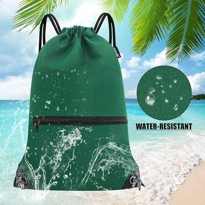 HOLYLUCK Drawstring Backpack Bag Sport Gym Sackpack