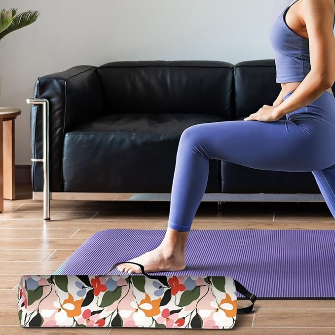 ZCFYGDX Yoga Mat Bag with Adjustable Shoulder Strap and Handle Zipper, 30in Wide x 6.3in Diameter for Yoga Mat Storage