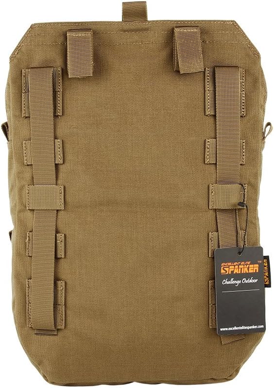 EXCELLENT ELITE SPANKER Tactical MOLLE Hydration Pack for 3L Hydration Water Bladder Molle Vest Accessory