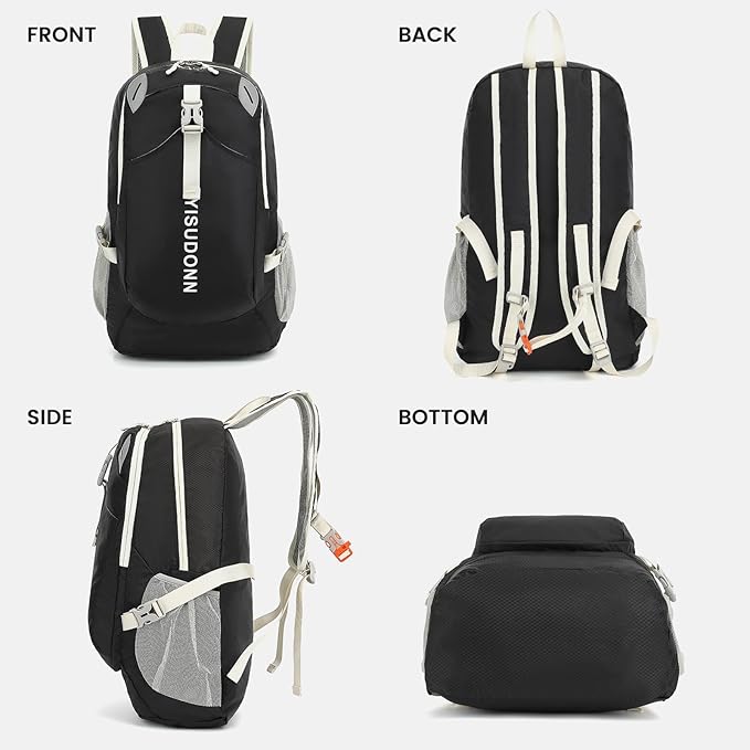 YISUDONN Hiking Backpack, 30L Lightweight Camping Water Resistant Large Hiking Bag Outdoor Travel Daypack for Men Wome