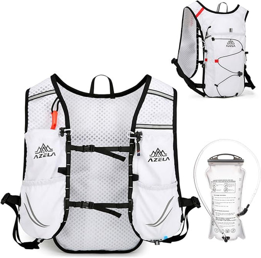 Azarxis Hiking Hydration Vest Pack Running Backpack Lightweight Daypack for Marathon Cycling Biking Trail Race Rave