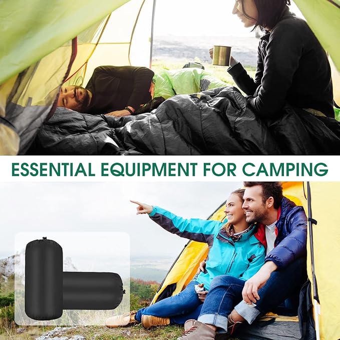 Tudomro 16 Pack Winter Camping Sleeping Bags Bulk for Homeless Adults Cold Weather Lightweight Waterproof Compact Backpacking Sleeping Bag Gifts for Travel Hiking Christmas