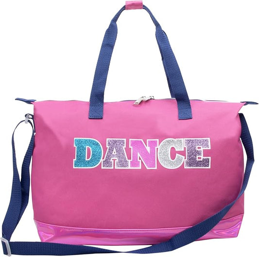 Garment Dance Shoulder Bags for Girls, Teen Dancers, Costumes, Boys | Holographic Glitter Dance Bag for Kids