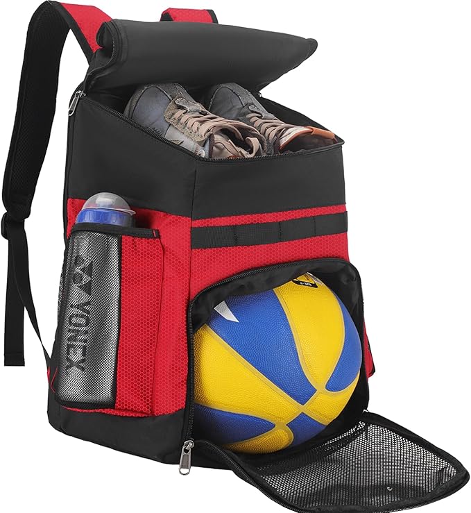 Basketball Backpack Large Sports Bag for Men&Youth,Gym Bag with Separate Ball & Shoes Compartment,Travel Bag for Basketball,Soccer,Volleyball