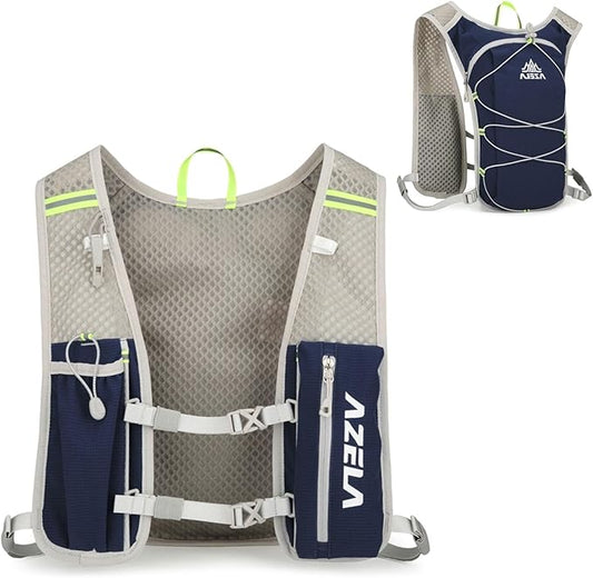 Azarxis Running Water Bottles Flask BPA Free Leakproof Hydration Vest Packs Waist Belt Replacement for Triathlon Marathon Hiking Cycling Climbing Runner