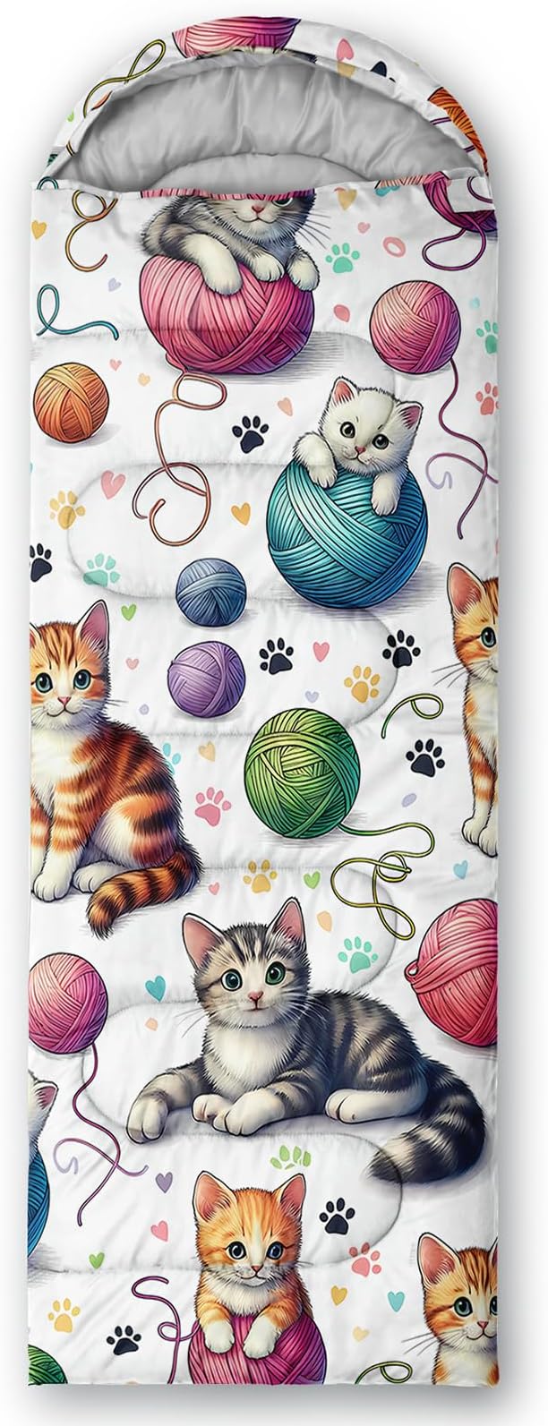 QOOMO Camping Sleeping Bags,3 Season Warm & Cool Weather,Lightweight,Waterproof Sleeping Bags for Adults & Kids,Traveling,and Outdoors,Camping Gear Equipment