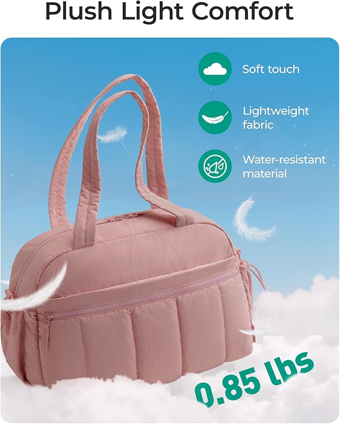 BAGSMART Gym Bag for Women, Duffle Bag for Travel with Wet Pocket, Lightweight Carry on Weekender Duffel, Water Resistant