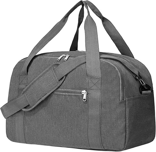 18" Small Carry on Bags for Airplanes with Laptop & Wet Compartment Underseat for Spirit Airlines Personal Item Travel Bag 18x14x8 in Duffle Gym Bag for Women Men