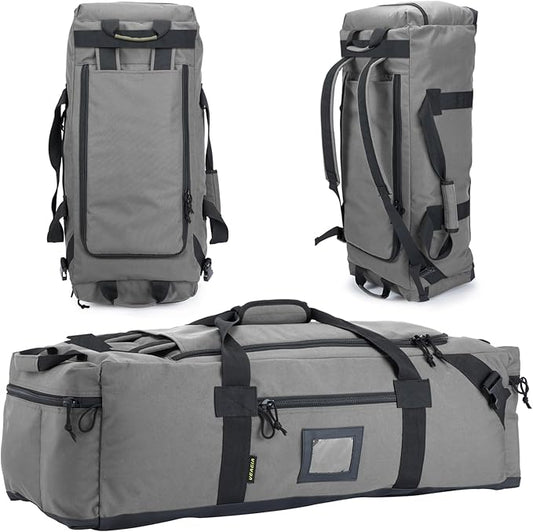 86l Large Duffel Bag For Travel, Gym & Sports - Water Repellent Polyester, Hidden Straps, Shoe Compartment - Perfect Luggage Duffle Bag Or Backpack For Men & Women