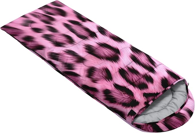 QOOMO Camping Sleeping Bags,3 Season Warm & Cool Weather,Lightweight,Waterproof Sleeping Bags for Adults & Kids,Traveling,and Outdoors,Camping Gear Equipment