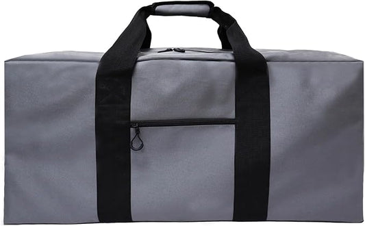 150L Large Duffle Bag for Travel 37” Diffle Bag for Overnight Weekender Camping, Storage for Men Women, Grey