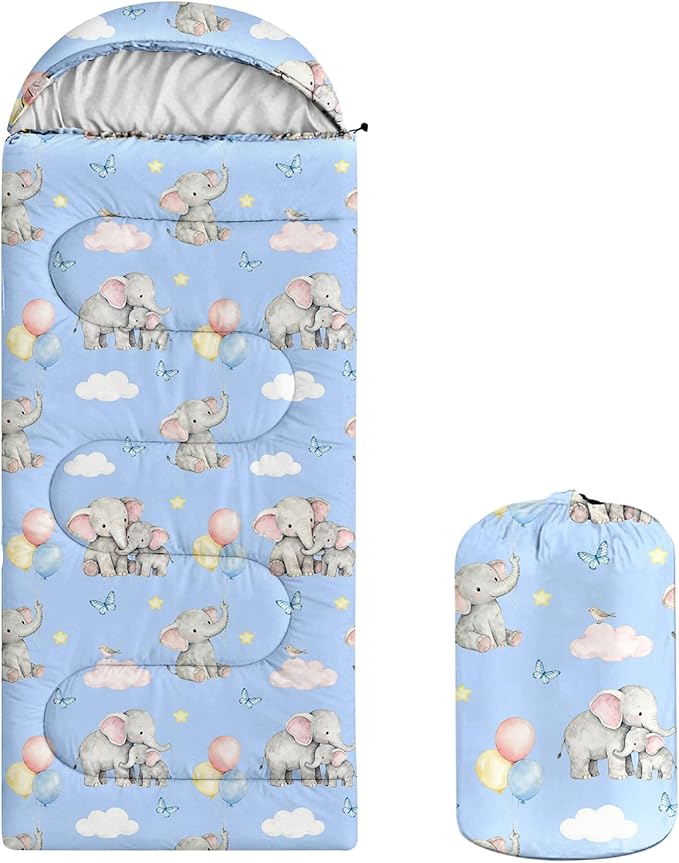 Camping Sleeping Bags, Lightweight Waterproof Sleeping Bag and Compact with Compression Sack for Outdoor