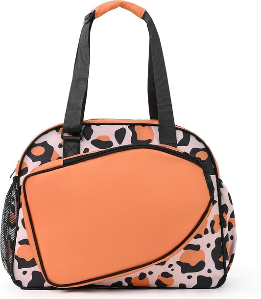 Boulder Bee Pickleball Bags, Premium Pickleball Tote Bag for Girls, Women’s Hand/Shoulder Gym Bag w Water Bottle Holder, with Pickleball Racquet/Paddle Holder