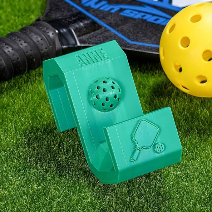 3D Printed Custom Sport Hook for Fence - Volleyball, Pickleball, Soccer, Tennis, Basketball, Football, Softball - Bag Clip for Water Bottle - 14 Colors