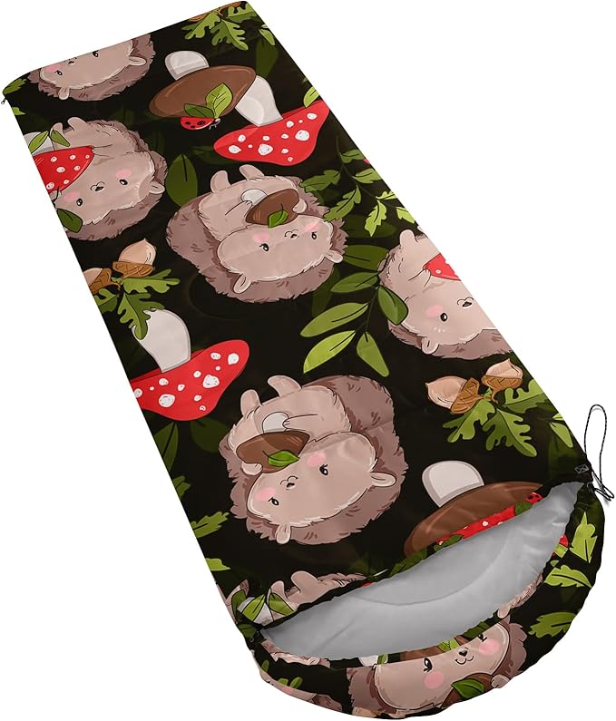 QOOMO Camping Sleeping Bags,3 Season Warm & Cool Weather,Lightweight,Waterproof Sleeping Bags for Adults & Kids,Traveling,and Outdoors,Camping Gear Equipment