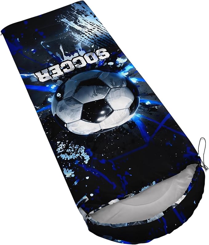 QOOMO Camping Sleeping Bags,3 Season Warm & Cool Weather,Lightweight,Waterproof Sleeping Bags for Adults & Kids,Traveling,and Outdoors,Camping Gear Equipment