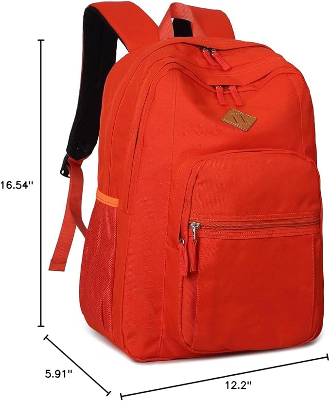 abshoo Classical Basic Travel Backpack For School Water Resistant Bookbag | For School, For School