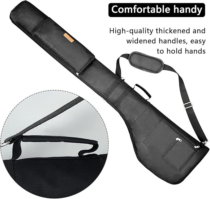 AKOZLIN Golf Clubs Carry Bag 8-10 Lightweight Foldable Travel Sunday Golf Case with Strap Waterproof Sunday Bag