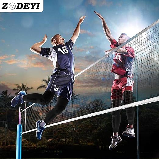 ZODEYI Wrestling Knee Pads Compression Leg Sleeve with Knee Pad and Calf Pad, 1 Pair Knee Sleeve with Shin Guards Shin Pads for Football, Baseball, Rugby, Lacrosse (2, Black, XX-Large)