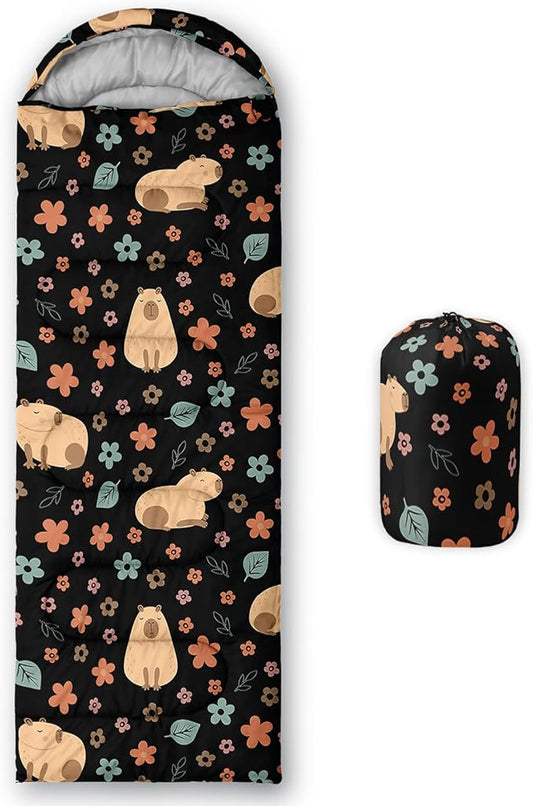 QOOMO Camping Sleeping Bags,3 Season Warm & Cool Weather,Lightweight,Waterproof Sleeping Bags for Adults & Kids,Traveling,and Outdoors,Camping Gear Equipment