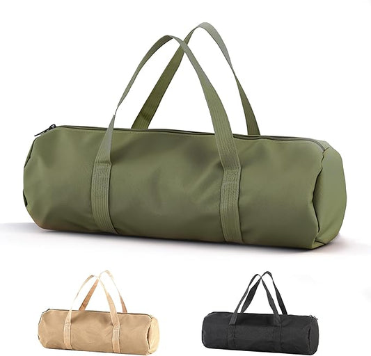Waterproof Camping Gear Tool Bag - Roll Up Tool Organizer for Camping & Hiking - Portable Canvas Tool Tote with Multiple Compartments | Bushcraft Gear Storage (Green (length 42* 15cm in diameter))