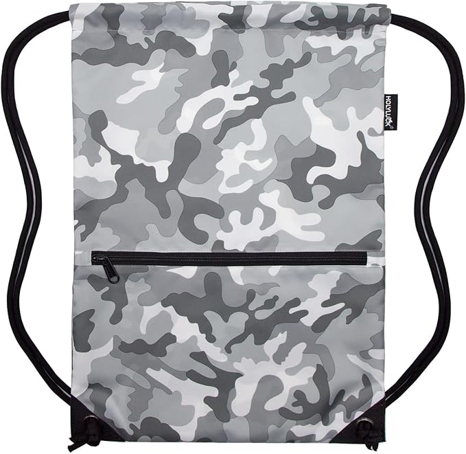 HOLYLUCK Drawstring Backpack Bag Sport Gym Sackpack