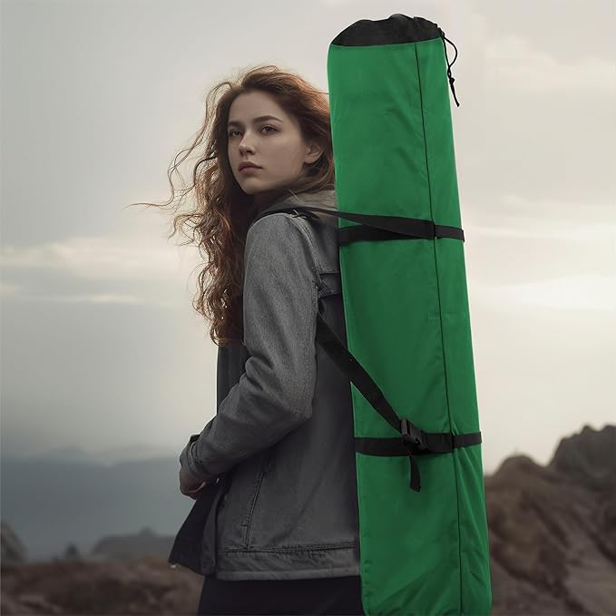 1 Pack 900D 48 Inch Camp Chair Bag Replacement with Shoulder Strap Camp Bagpack Folding Chair Bag Fishing Outdoor Storage Backpack 48 * 16.5 * 10.2Inch (Green, XL)