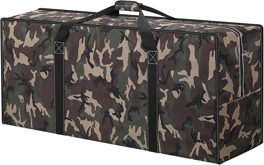 155L Oversized Duffle Bag - 42” Extra Large Heavy Duty Water Resistant Travel Bag for Camping Moving Storage (Camo)