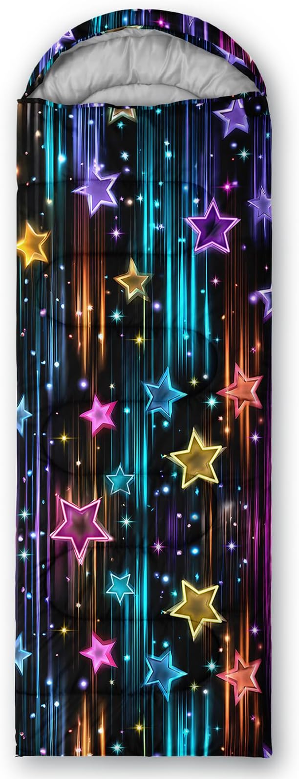 QOOMO Camping Sleeping Bags,3 Season Warm & Cool Weather,Lightweight,Waterproof Sleeping Bags for Adults & Kids,Traveling,and Outdoors,Camping Gear Equipment