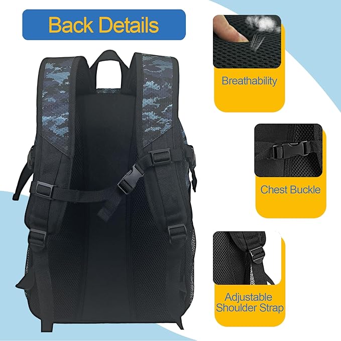 Basketball Backpack with Ball Compartment – Large Basketball Bag with Shoes compartment Sports Equipment Bag for Soccer Ball,Volleyball,Gym,Outdoor,Travel