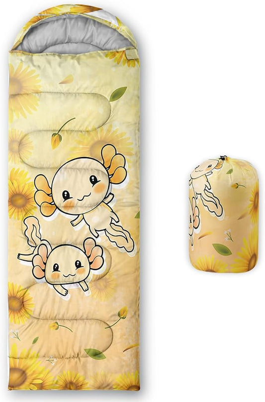 QOOMO Camping Sleeping Bags,3 Season Warm & Cool Weather,Lightweight,Waterproof Sleeping Bags for Adults & Kids,Traveling,and Outdoors,Camping Gear Equipment