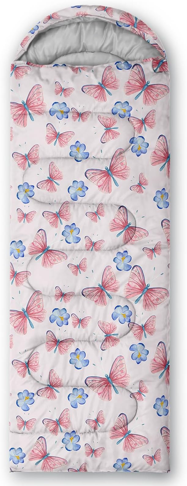 QOOMO Camping Sleeping Bags,3 Season Warm & Cool Weather,Lightweight,Waterproof Sleeping Bags for Adults & Kids,Traveling,and Outdoors,Camping Gear Equipment