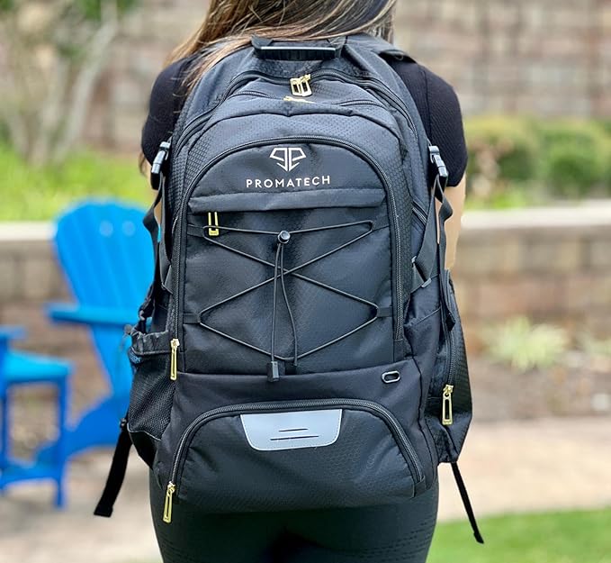 Sports Backpack, All-in-One Design for Size 5 Soccer Ball or Size 7 Basketball, Laptop-Ready, Cleat Storage, Hydration System, Quick Access Zipper - Ideal for Gym and Sports