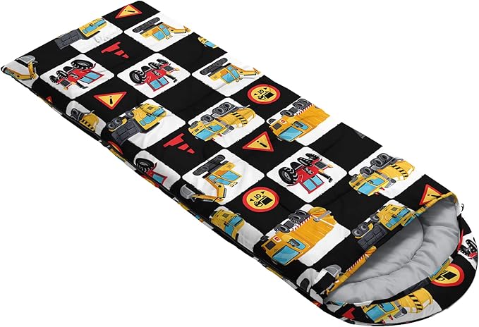 QOOMO Camping Sleeping Bags,3 Season Warm & Cool Weather,Lightweight,Waterproof Sleeping Bags for Adults & Kids,Traveling,and Outdoors,Camping Gear Equipment